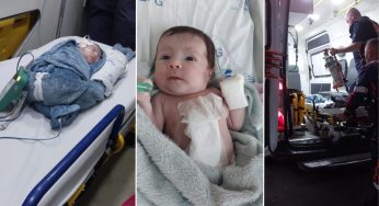 Bebê de um mês internada no HUMAI consegue transferência para cirurgia no coração