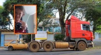 Morre mulher que se desequilibrou e caiu na lateral de caminhão em Ponta Grossa