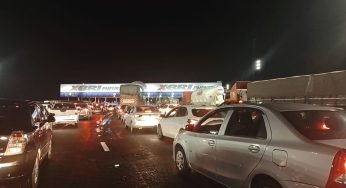 Filas voltam acontecer em praça de pedágio da Via Araucária; veja a causa do problema