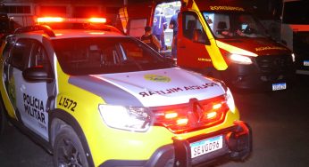 Rapaz é baleado na Souza Naves em PG