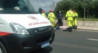 Homem morre após ser atropelado por caminhão na PR-151