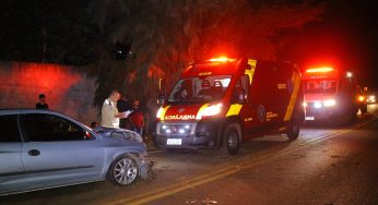 Dois jovens ficam feridos após colisão em PG. Motorista diz que foi perseguido e ameaçado