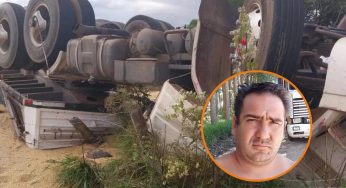 Identificado motorista que morreu na PR-340; sepultamento acontece hoje em Tibagi