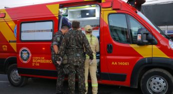 Jovem que atirou em motorista na PR 151 persegue ambulância do Samu em alta velocidade