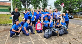 Escola municipal de Uvaranas mobiliza alunos para limpeza e conscientização contra a dengue