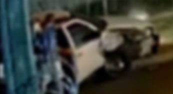 Vídeo mostra motorista retirando passageira antes de fugir de acidente em PG
