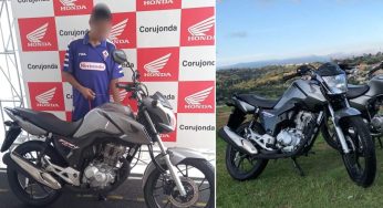 Motocicleta é furtada no Lago de Olarias e dono pede ajuda para localizar