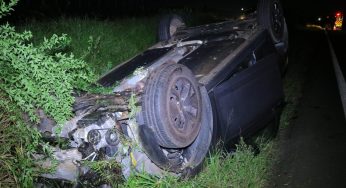 Grave acidente na PR-151 deixa três feridos em Ponta Grossa