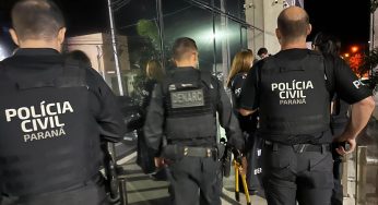 Polícia cumpre 27 mandados contra organização que lavava dinheiro do tráfico de drogas no PR