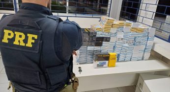 PRF apreende mais de 90 celulares em abordagem na Avenida Souza Naves