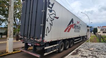 PM recupera caminhão roubado com doações destinadas ao Rio Grande do Sul
