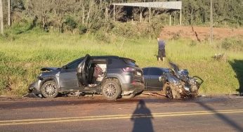 Colisão frontal deixa seis pessoas feridas em rodovia da região