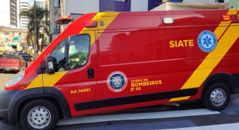Idosa é atropelada na faixa de pedestres em Ponta Grossa