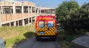 Trabalhador cai de andaime a 5 metros de altura na construção do novo shopping em PG