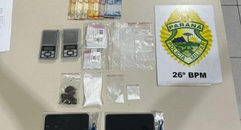 Duas pessoas são presas em flagrante por tráfico de drogas na região