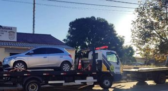 Operação apreende carro com 800 maços de cigarro paraguaio na BR-376. Condutor fugiu