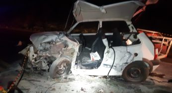 Homem morre após colidir frontalmente com caminhão na BR-373
