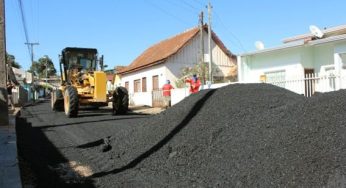 Prefeitura de Piraí do Sul investe em pavimentação de rua importante da cidade