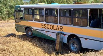 Dois adultos e sete crianças ficam feridas após acidente com ônibus escolar na região