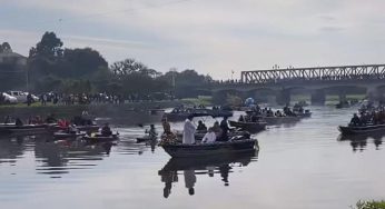 Castro realiza tradicional procissão de Sant’Ana no Rio Iapó. Veja vídeo