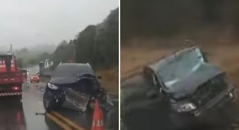 Colisão frontal mata duas pessoas na BR-277