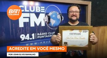 Acredite em você mesmo, por John Elvis Ramalho