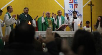 Dom Sergio abençoa obra da nova Capela São Domingos de Gusmão