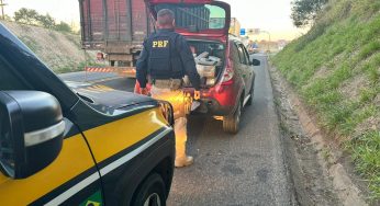 Adolescente é apreendida transportando maconha em carro com placas falsas em Palmeira