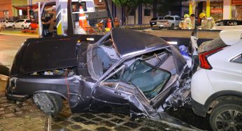 Grave colisão entre veículos deixa dois adultos e um bebê feridos em avenida de PG
