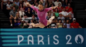 Rebeca termina em 4º e Biles em 5º no final da trave nas Olimpíadas