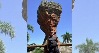 Lulu Santos visita o Parque Estadual de Vila Velha em PG