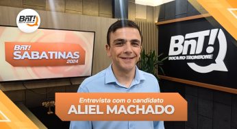 Aliel Machado (PV) comenta propostas de governo em sabatina do BNT. Assista