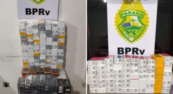 PRE apreende R$ 140 mil em contrabando na PR-151 em Piraí do Sul