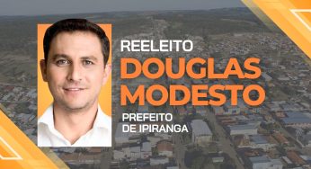 Douglas Modesto (PL) se reelege em Ipiranga e fica no poder até 2028