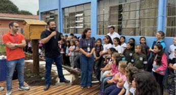 Sanepar inaugura Jardim de Água e Mel em Piraí do Sul