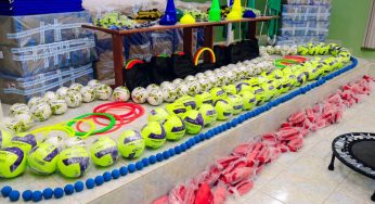 Materiais esportivos são entregues para escolas municipais da região