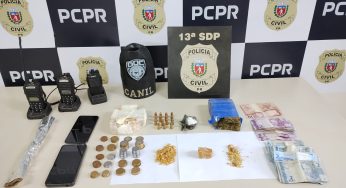 Polícia Civil e GCM desmontam quartel do tráfico em bairro de Ponta Grossa
