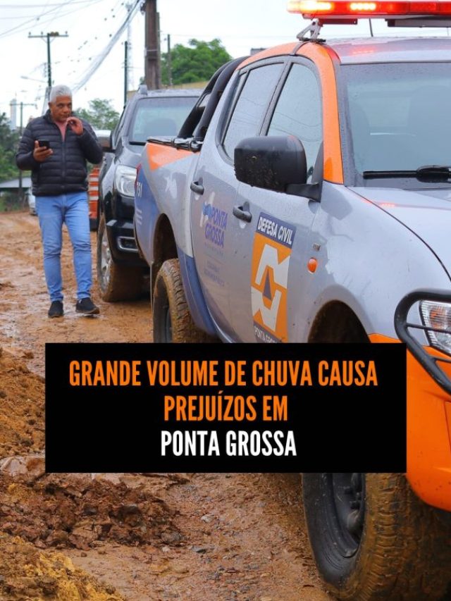 Chuvas causam estragos em PG