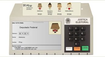 Simulador de Votação: treine como votar no primeiro turno das eleições