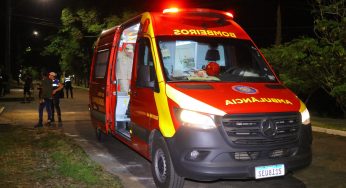 Acidente deixa jovem ferido na região da Chapada em PG
