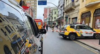 Homem é preso por atentado a tiros no centro de Curitiba em plena luz do dia