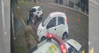 Vídeo: Policiais militares salvam bebê que se engasgou em Tibagi
