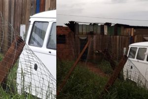 Moradores se unem para reformar casa ameaçada de desabamento no Andorinhas, em Ponta Grossa.