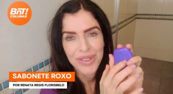 Sabonete roxo, por Renata Regis Florisbelo