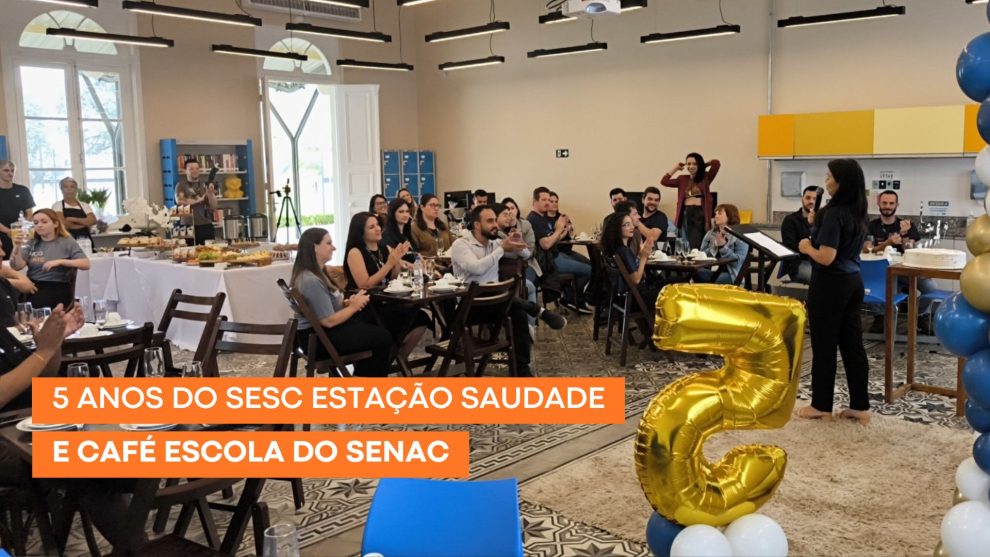 Sesc Estação Saudade e Café Escola do Senac Boca no Trombone Sesc Estação Saudade e Café Escola do Senac