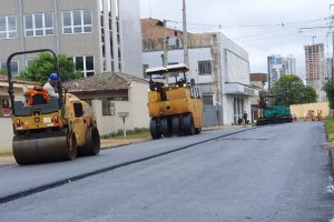 Recapeamento asfáltico na Vila Ferroviária em Oficinas 3 Boca no Trombone Recapeamento asfáltico na Vila Ferroviária em Oficinas 3