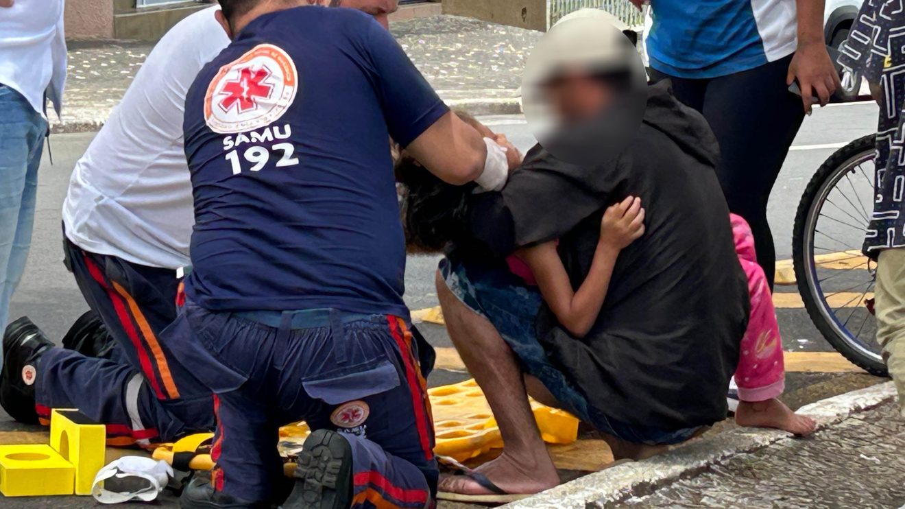 Atropelamento Criança na Visconde de Taunay Boca no Trombone Atropelamento na Visconde de Taunay