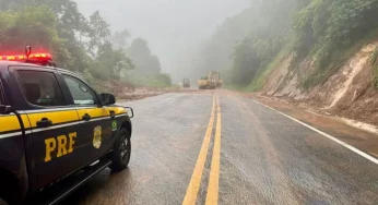 Interdições nas Rodovias BR-277 e BR-376 em razão de chuvas fortes no Paraná