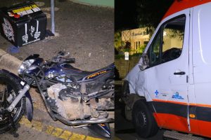 Motoboy colide com ambulância do SAMU em Ponta Grossa e sofre graves ferimentos Boca no Trombone Motoboy colide com ambulância do SAMU em Ponta Grossa e sofre graves ferimentos