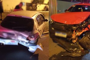 Veículos colidem em avenida movimentada de Ponta Grossa Boca no Trombone Veículos colidem em avenida movimentada de Ponta Grossa